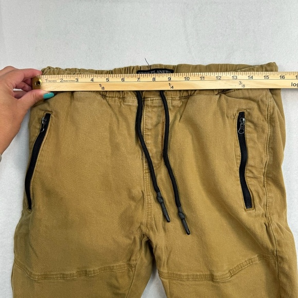 Free Planet Joggers Mens Size XL Tan Pull On Drawstring - Picture 8 of 15